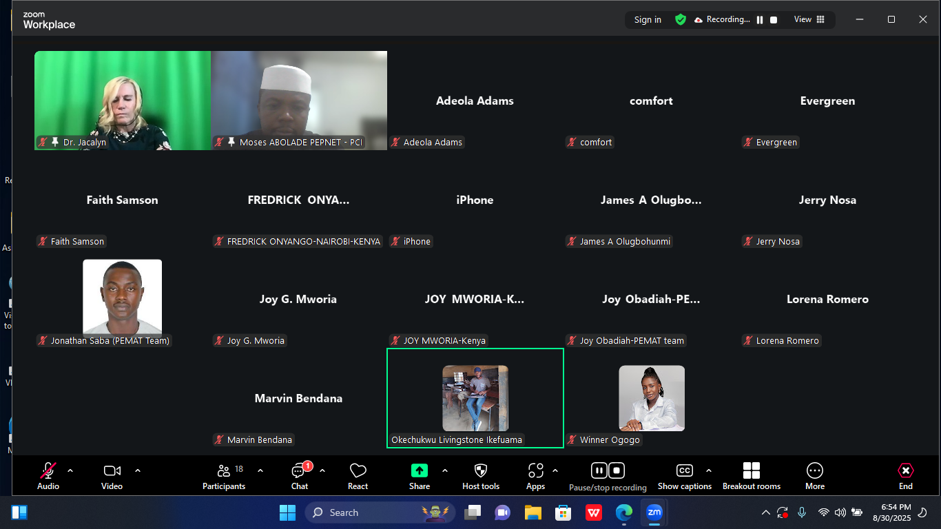 Report on Peace Education and Management Training (PEMAT) 2025 – August Special Edition